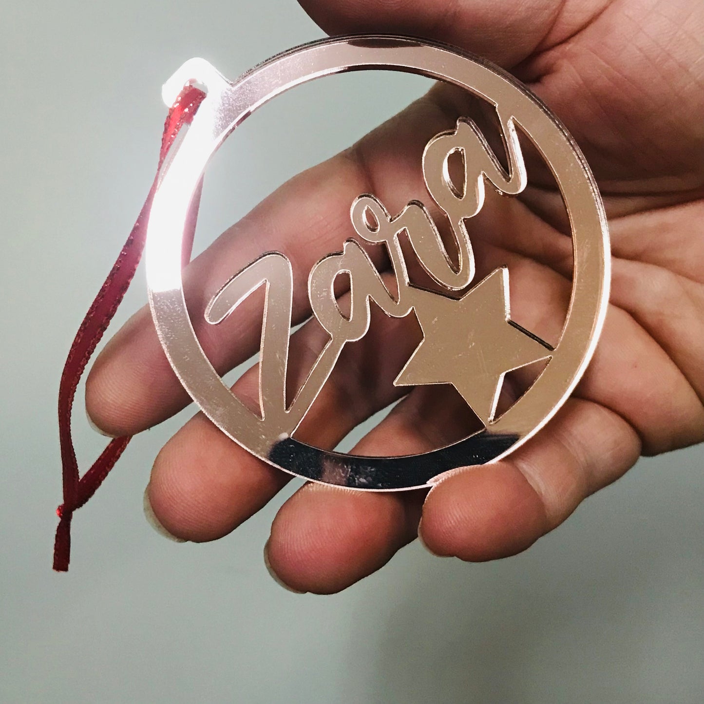 Christmas Personalised Decorations - Lasercut Acrylic