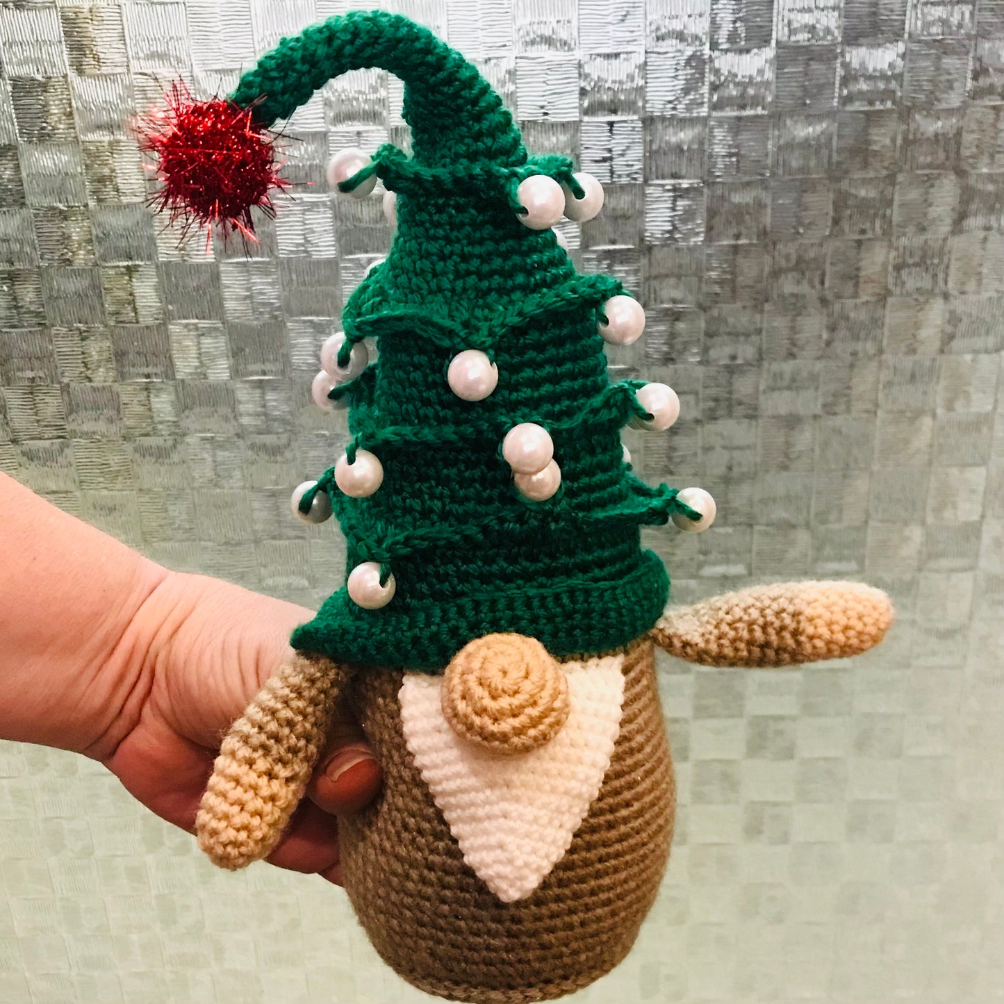 Christmas Shelf Elf Crochet Toy