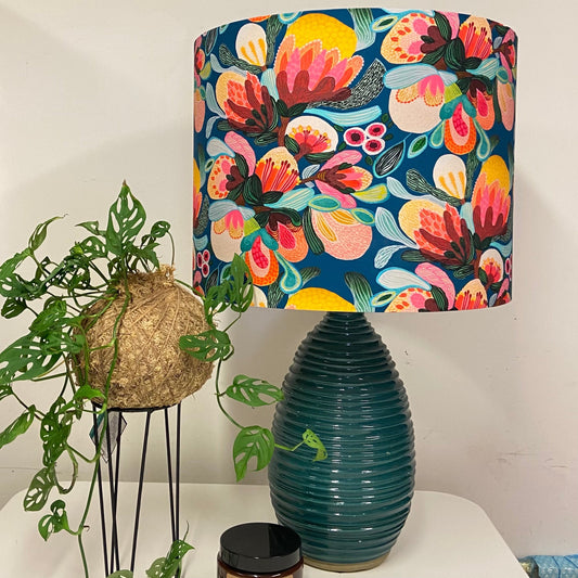 Custom Lamp Shade only - Bright Floral