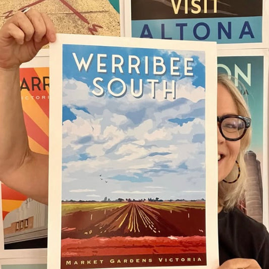 Vintage Poster - Werribee South Market Gardens