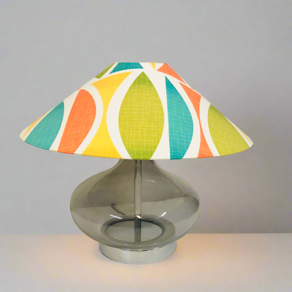 Custom Lamp Shade only - Retro Modern Tiki