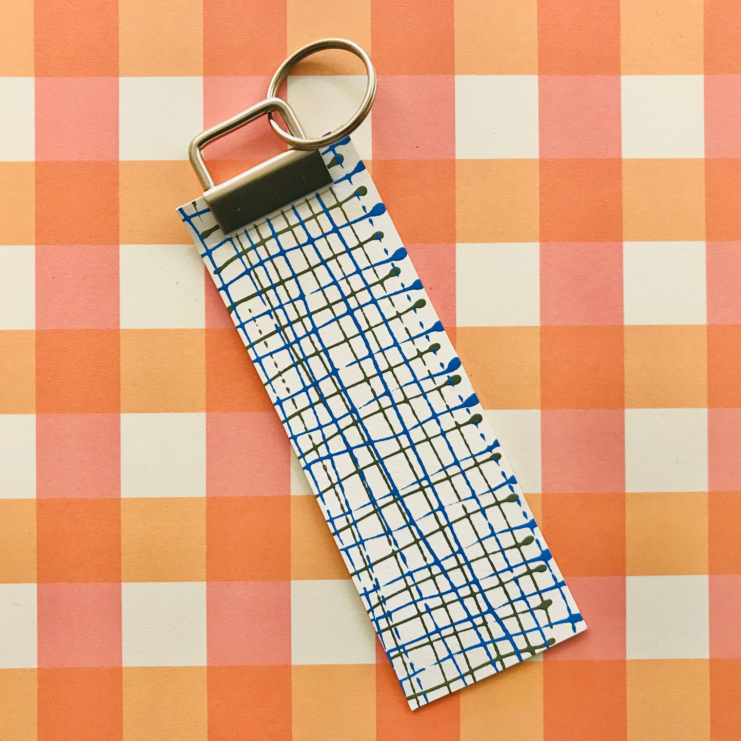 Handpainted Leather Keysash