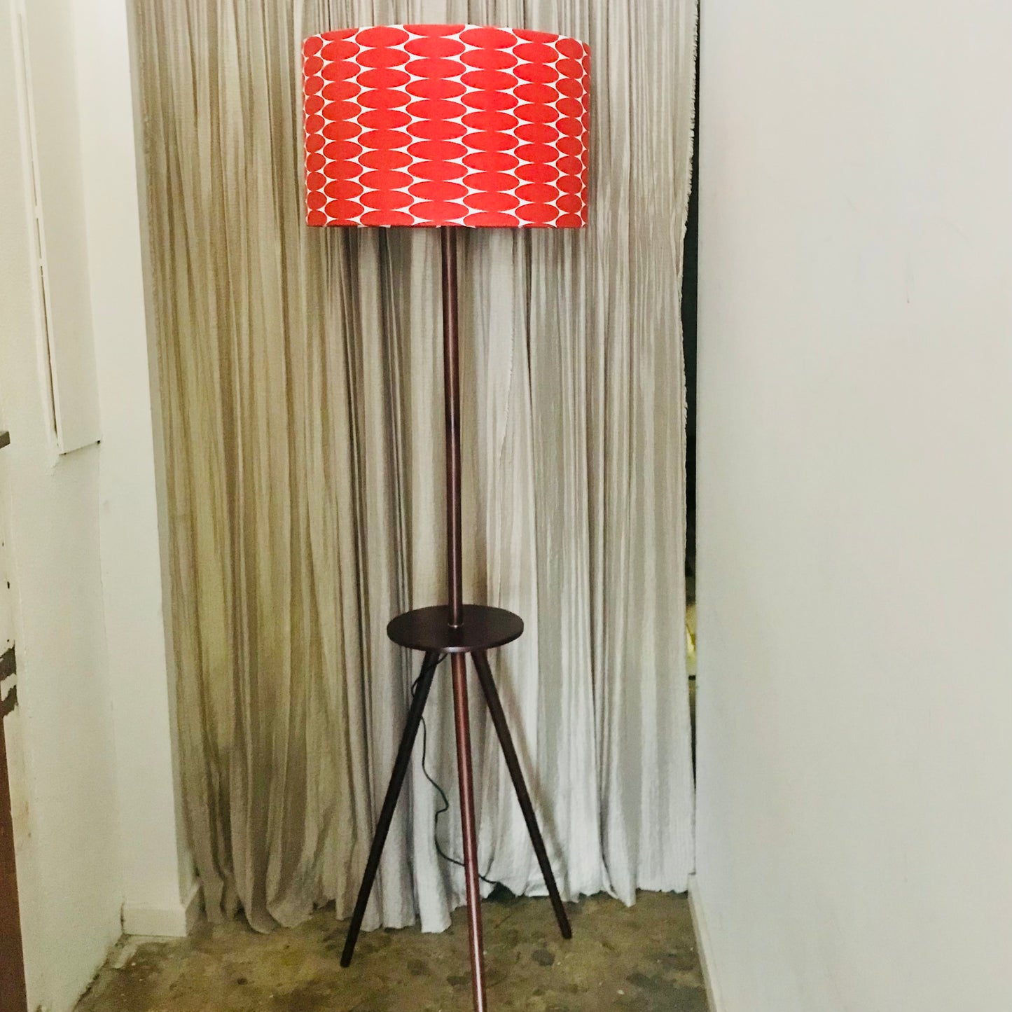Custom Lamp Shade only - Rust Ovals