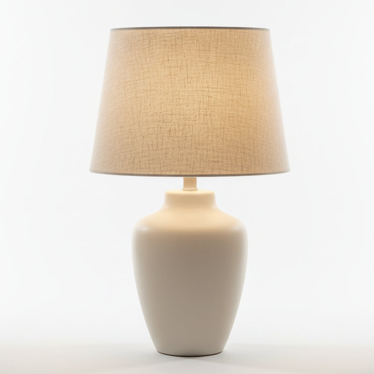 Custom Lamp Shade only - Basics - Supreme Homespun 100% Cotton / Natural Seed