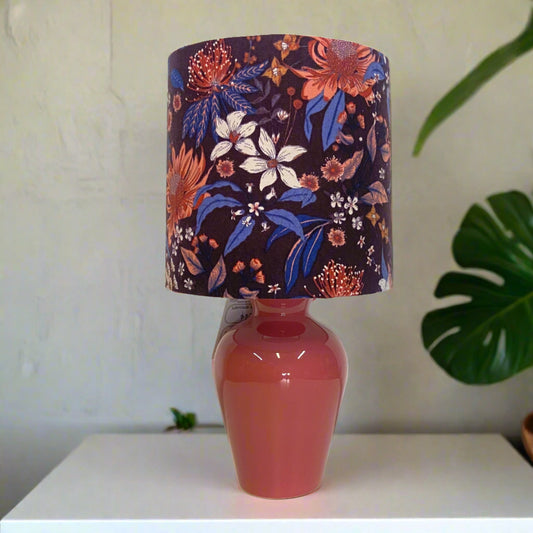 Custom Lamp Shade only - Wintery Floral