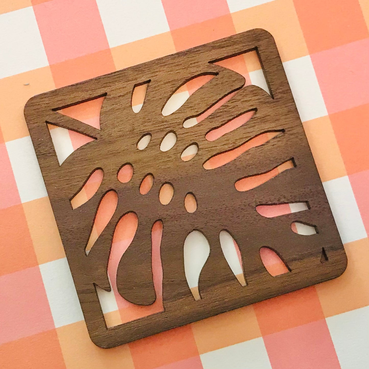 Laser Cut & Engraved Australian Sustainable Timber Individual Coasters