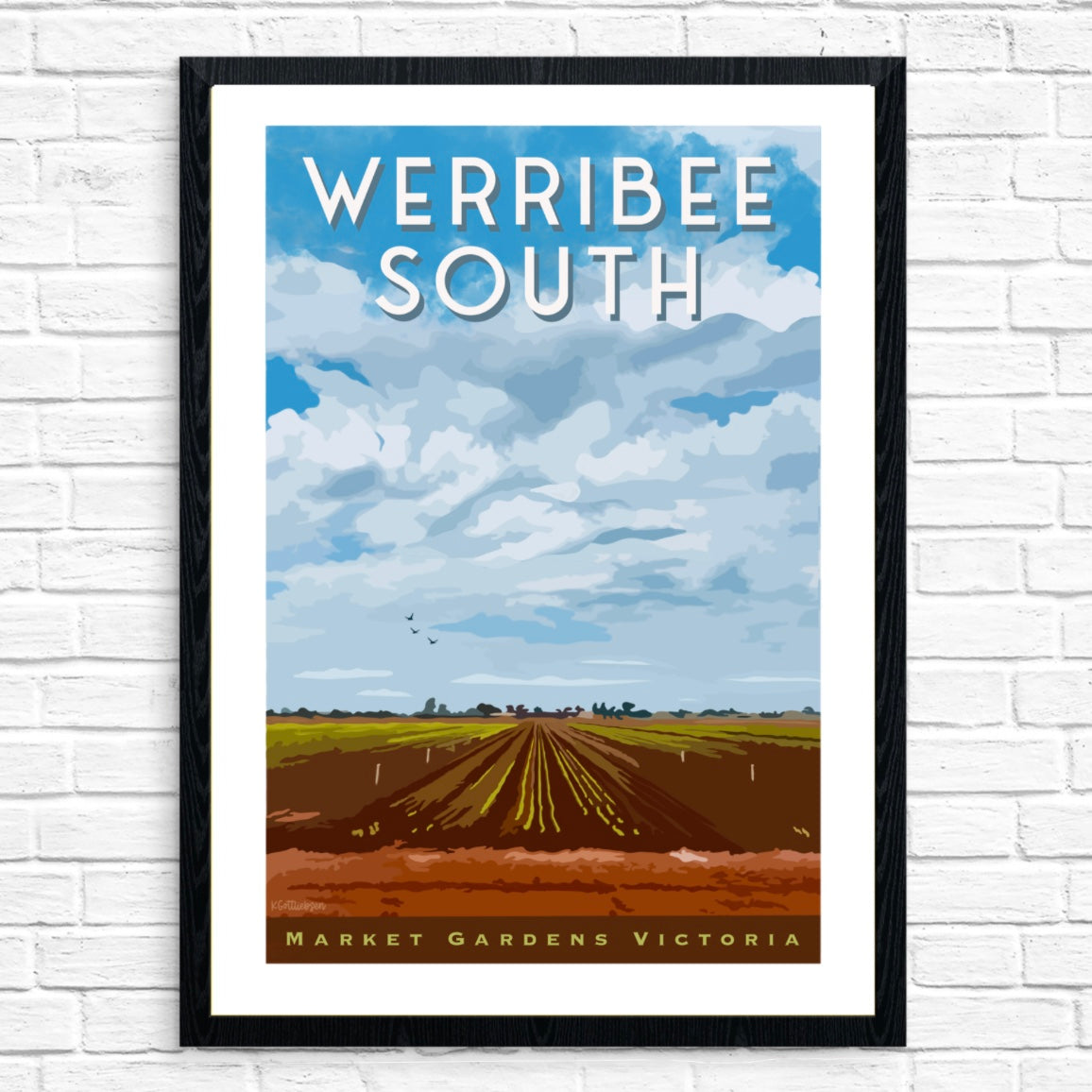 Vintage Poster - Werribee South Market Gardens