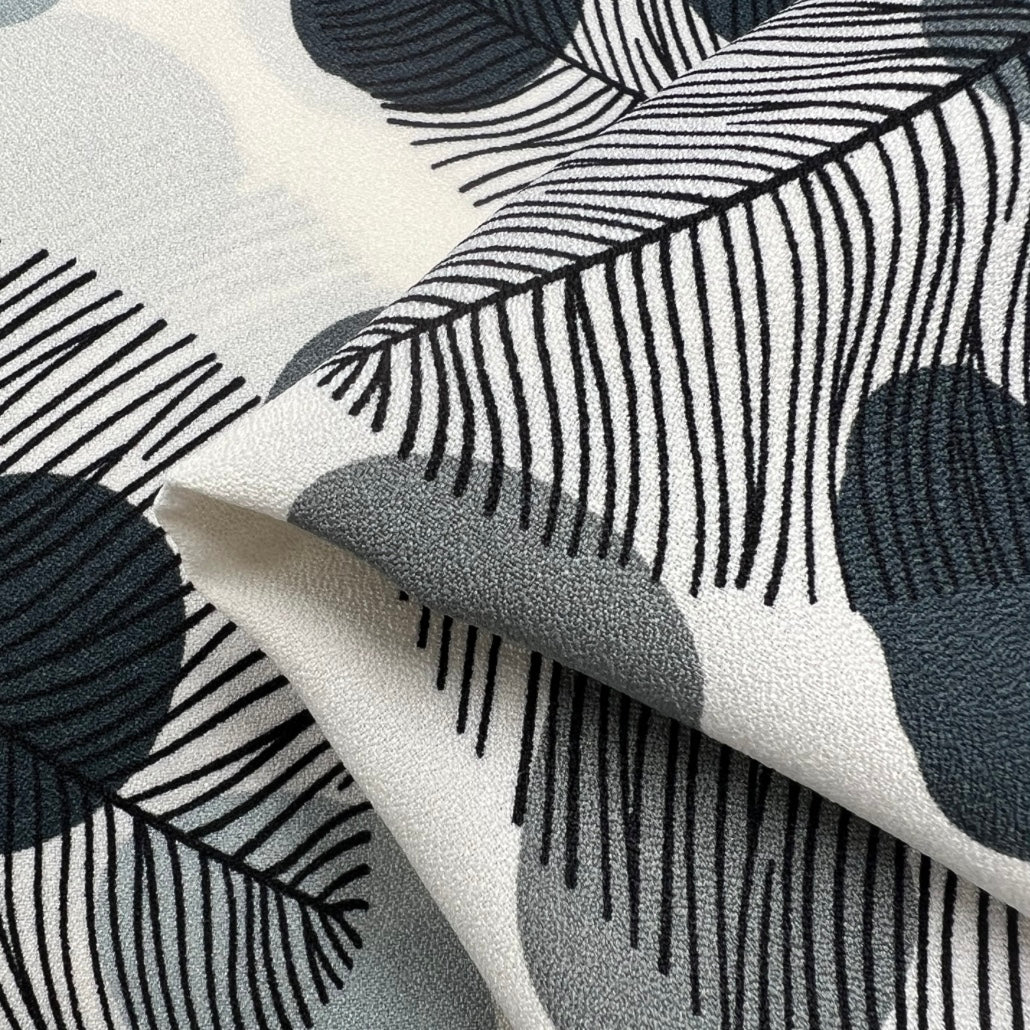 Custom Lamp Shade only - Dotty Leaves Black