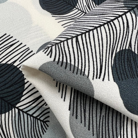 Custom Lamp Shade only - Dotty Leaves Black