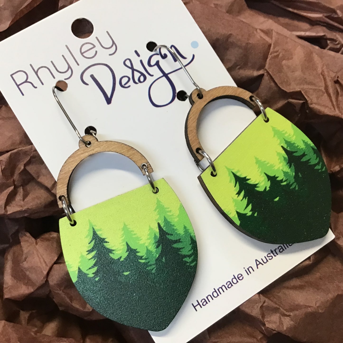 Bamboo Two Piece Earrings