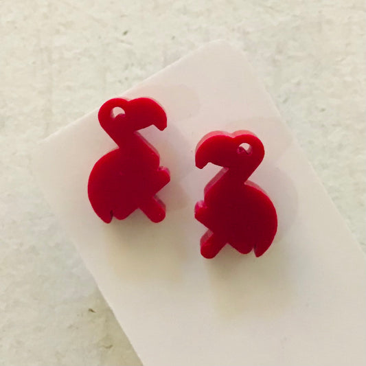 Novelty Studs Earrings - Graphic Acrylic