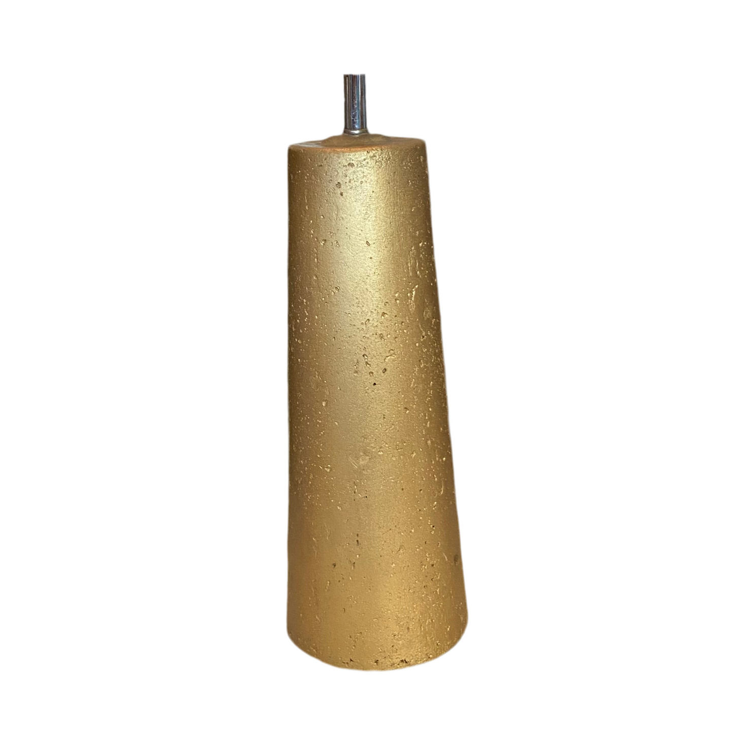 Gold Concrete Pillar Table Lamp with Water Dreaming Shade