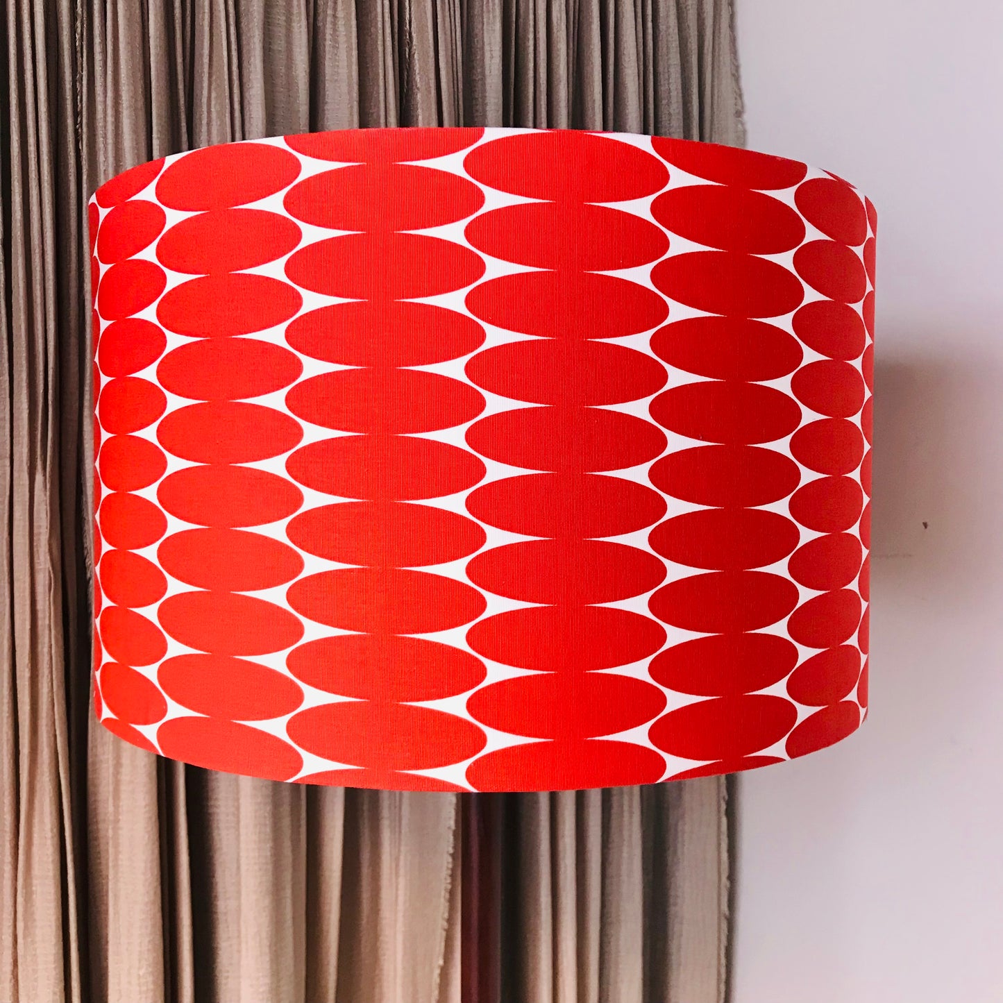 Custom Lamp Shade only - Rust Ovals