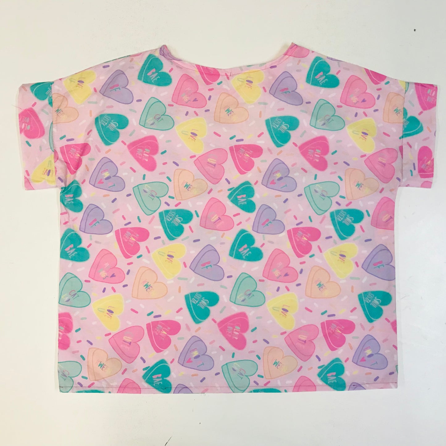 Handmade Women’s Box Top - Candy Hearts (S/M)