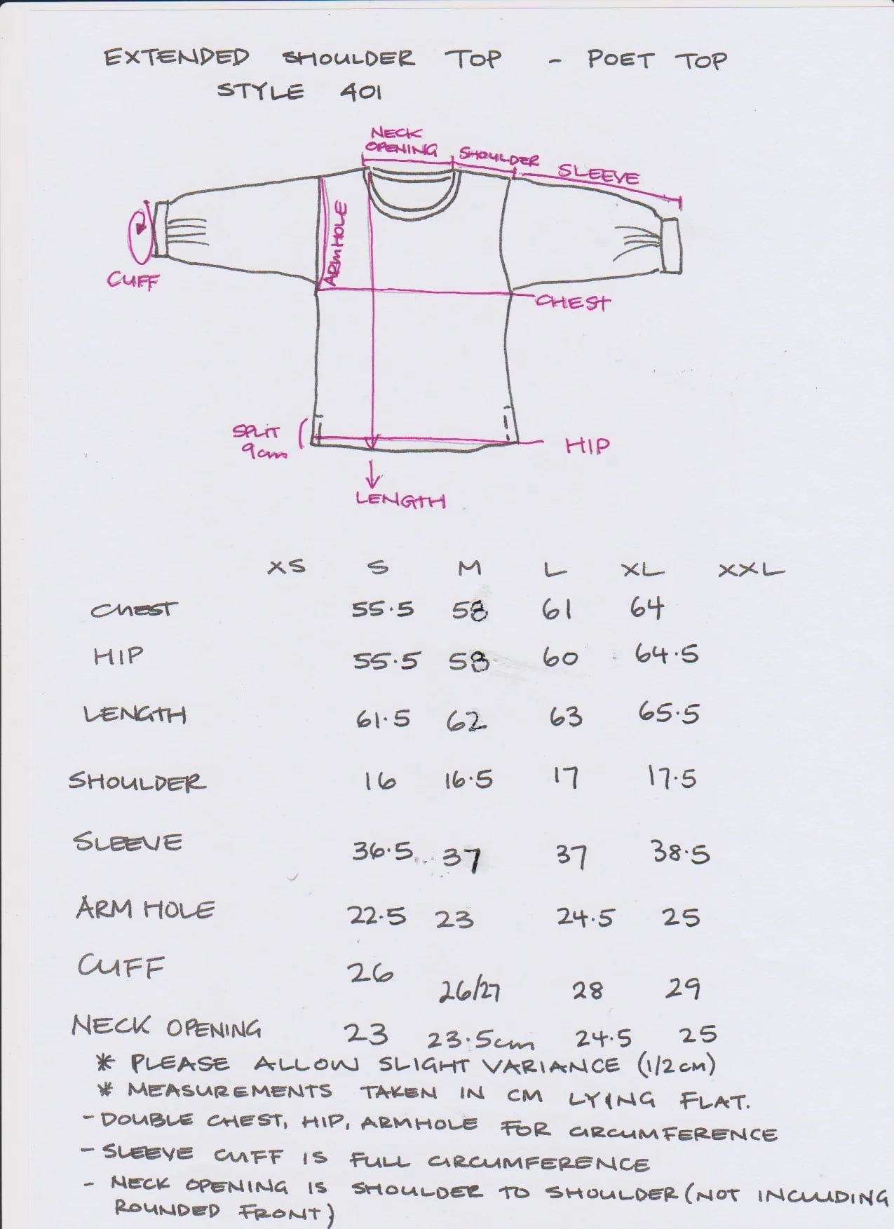 Women's Handmade Poet Top - Postage Stamp