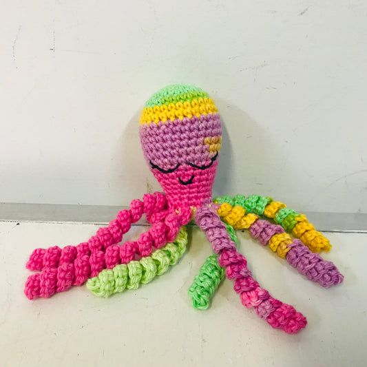 Octopus Crochet Toy - 100% cotton for Premmies & Newborns