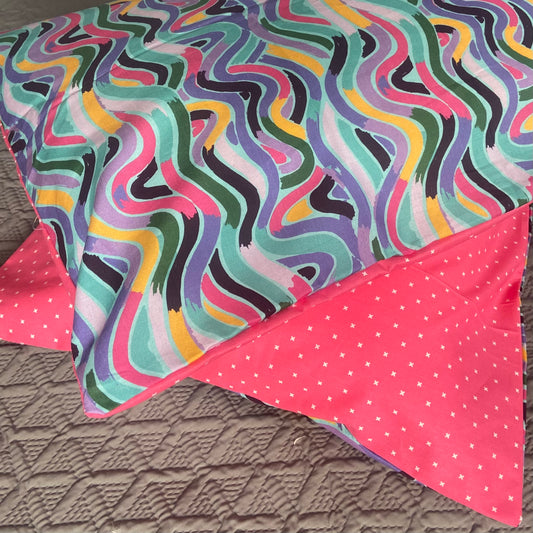Pillow Case Set - Colourful Waves (set of 2)