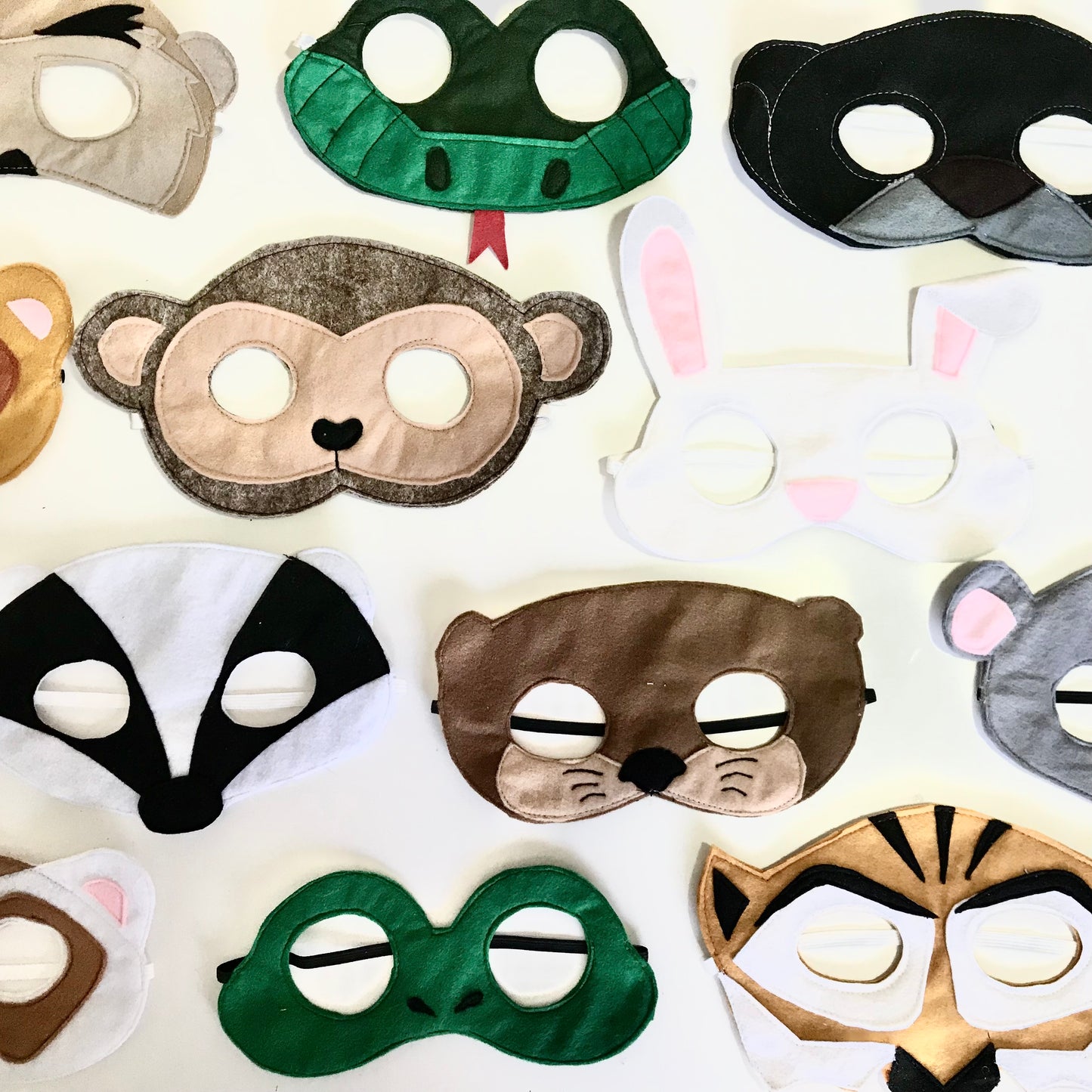 Animal Felt Dress Up Costume Masks