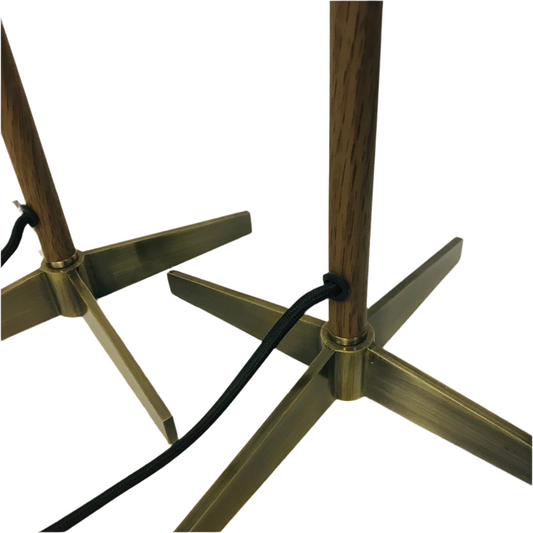 Lamp Base Only - Cross Base Stick Lamp
