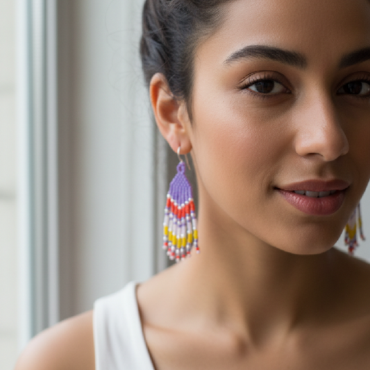 Handcrafted Beaded Earrings