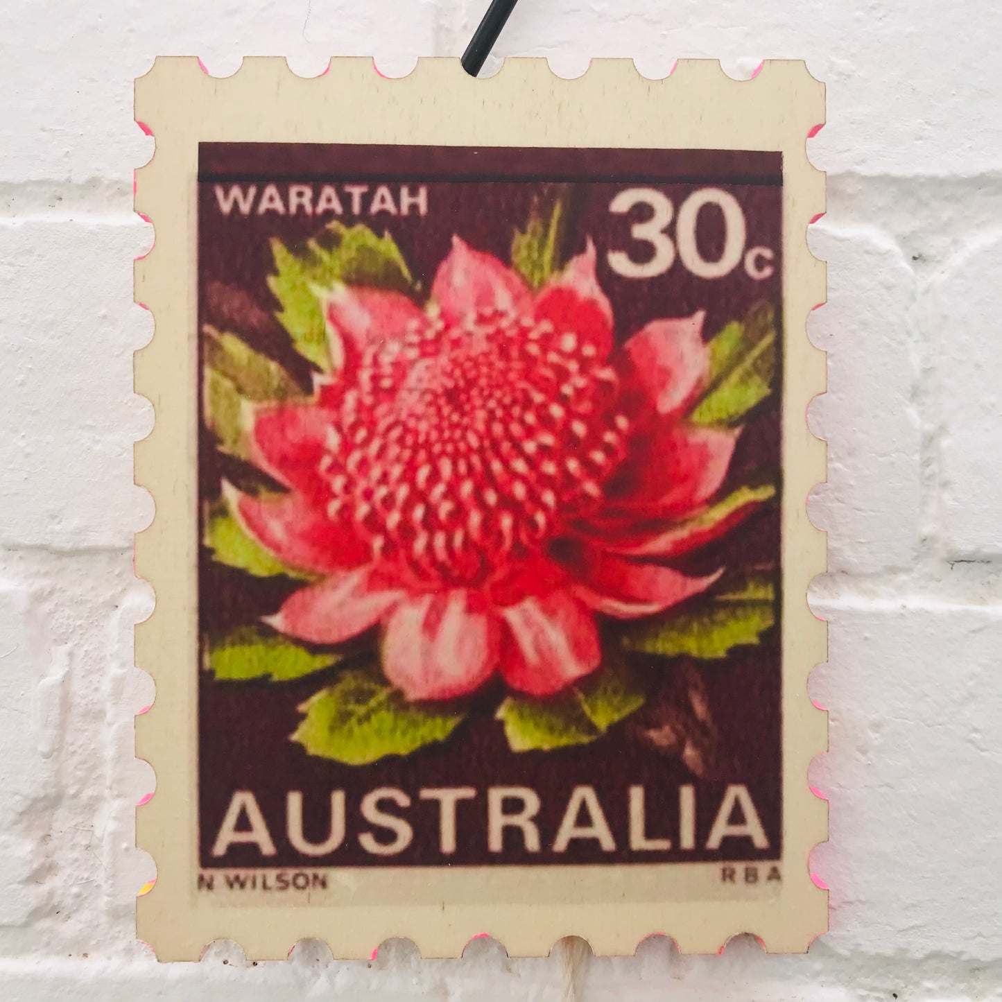 Wooden Stamp Hanging Art Pieces