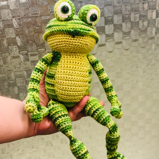 Frog Crochet Toy