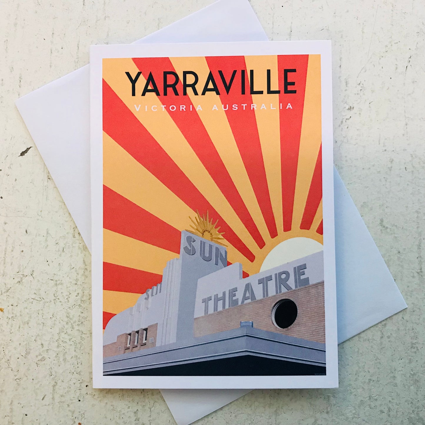 Vintage Iconic Local Landmark Greeting Cards