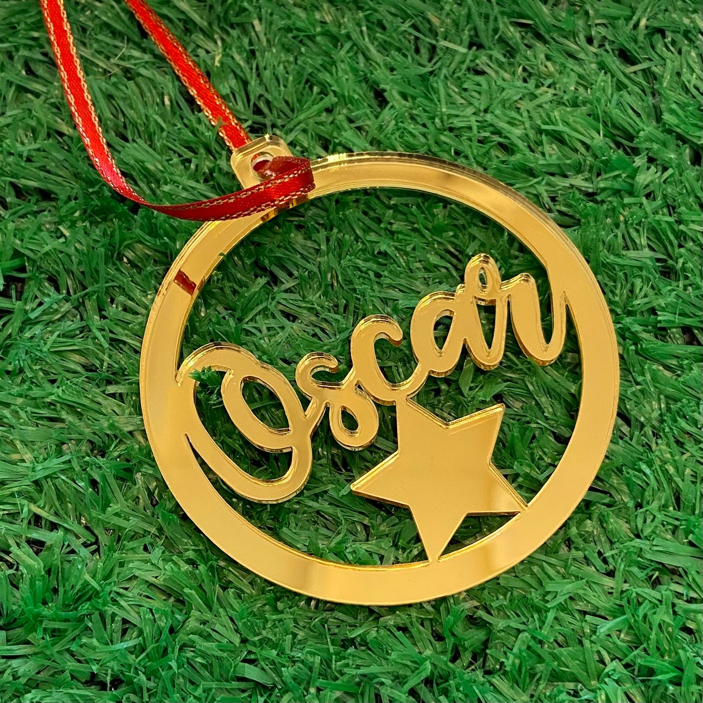 Christmas Personalised Decorations - Lasercut Acrylic