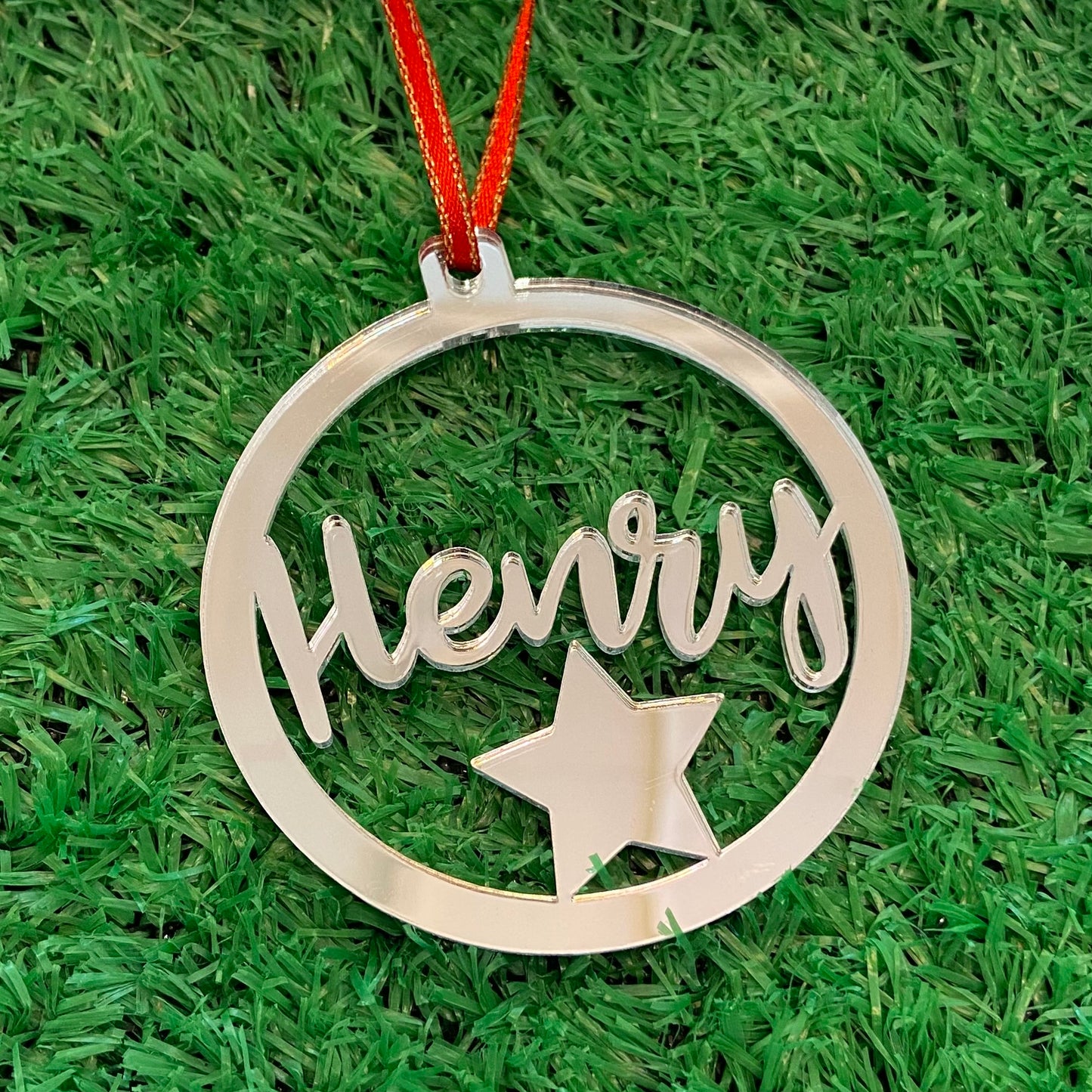 Christmas Personalised Decorations - Lasercut Acrylic