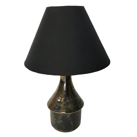 Custom Lamp Shade only - Basics - Linen / Black