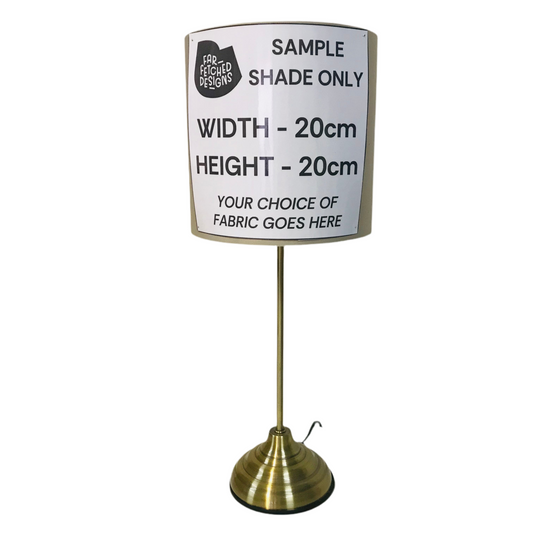Lamp Base Only - Brass Stick Table Lamp
