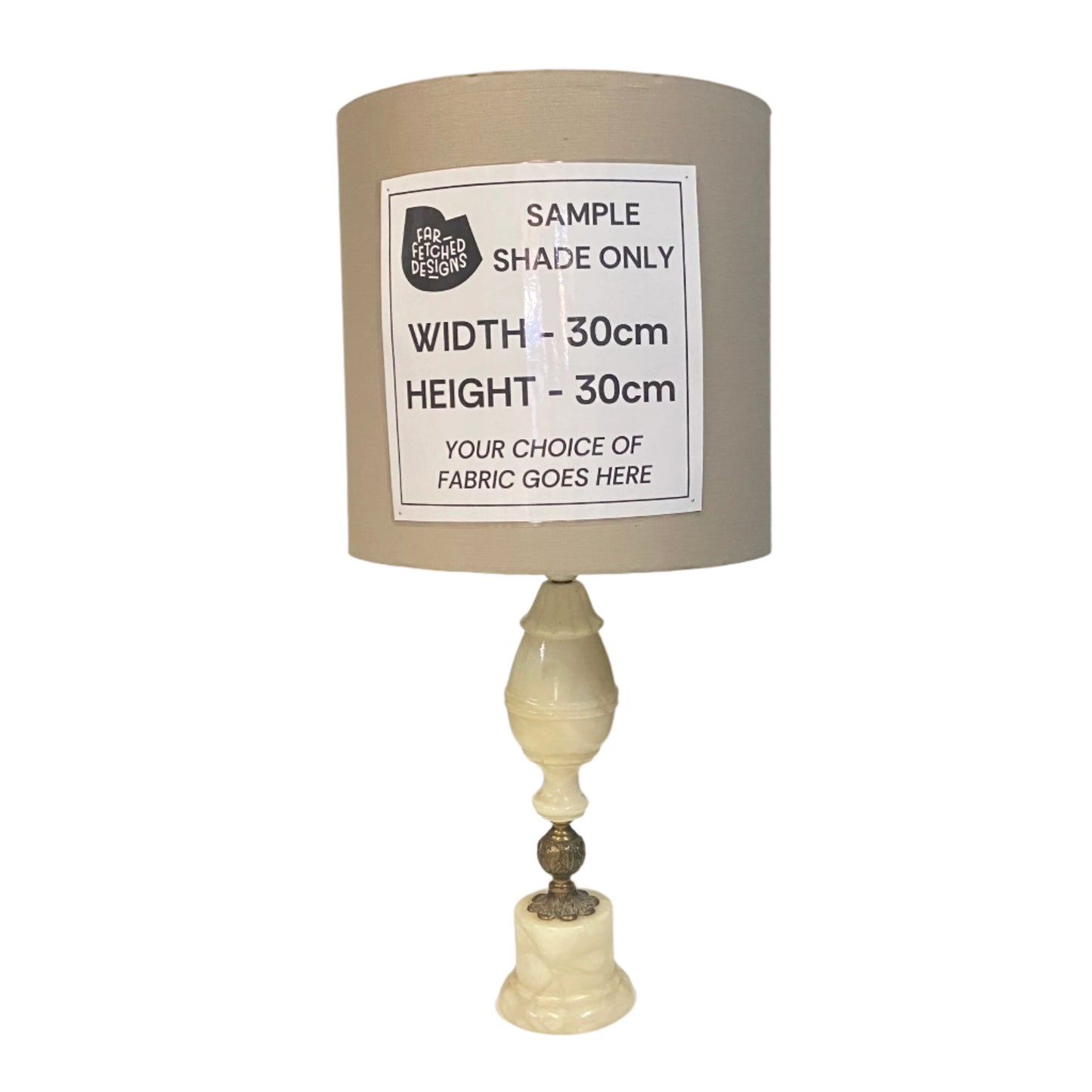 Lamp Base Only - Ornate Marble Table Lamp