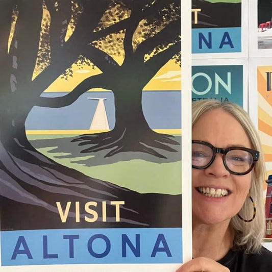 Vintage Poster - Visit Altona