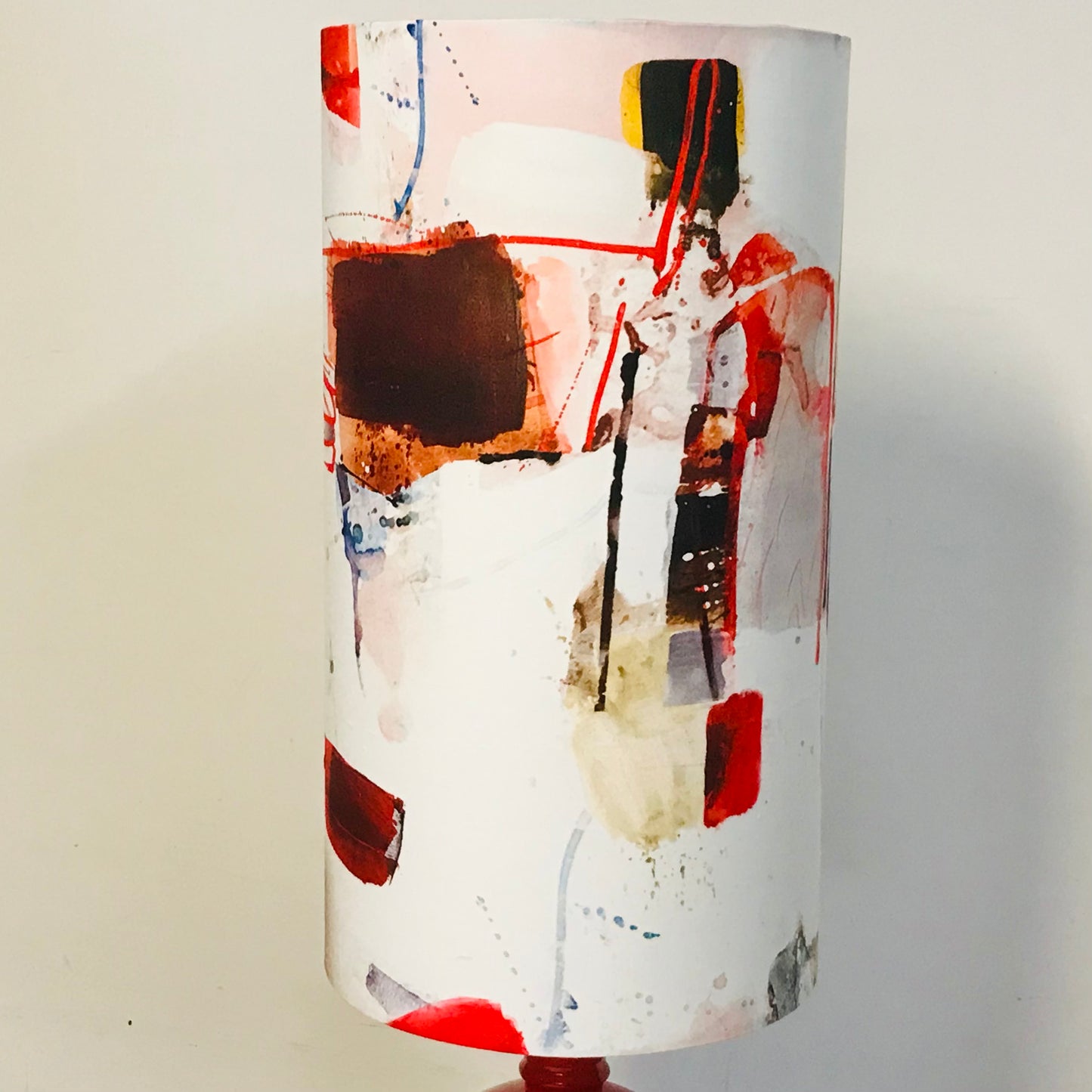 Custom Lamp Shade only - Abstract Wine and Dine