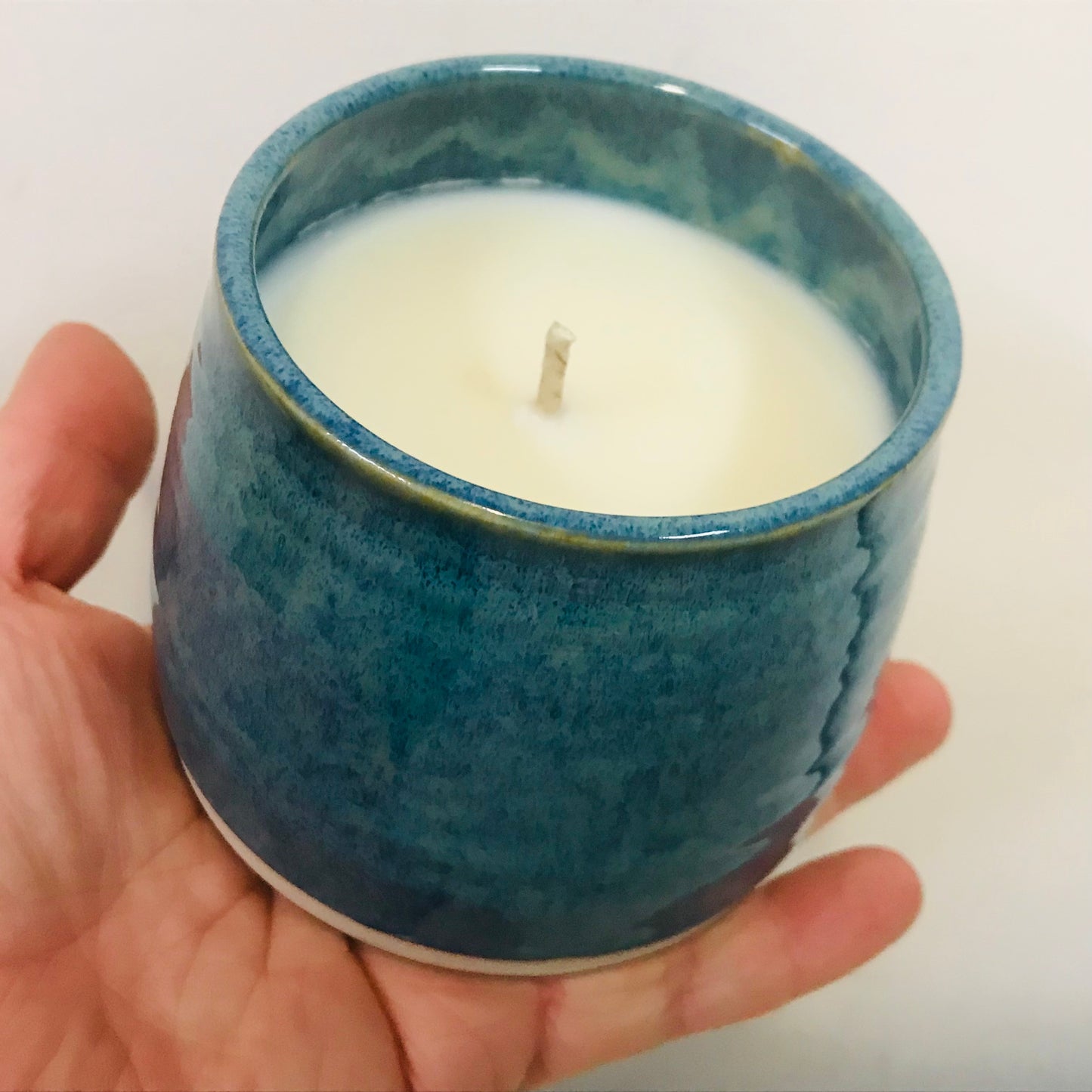 Ceramic Handthrown Candle with Reusable Vessel
