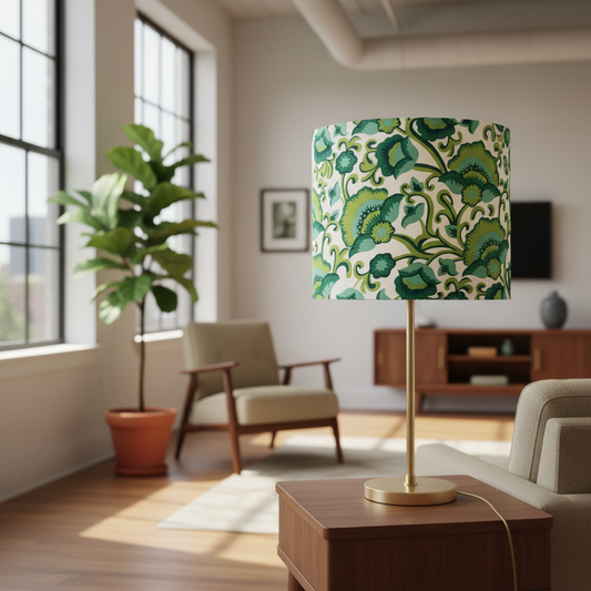 Custom Lamp Shade only - Verdant Bloom