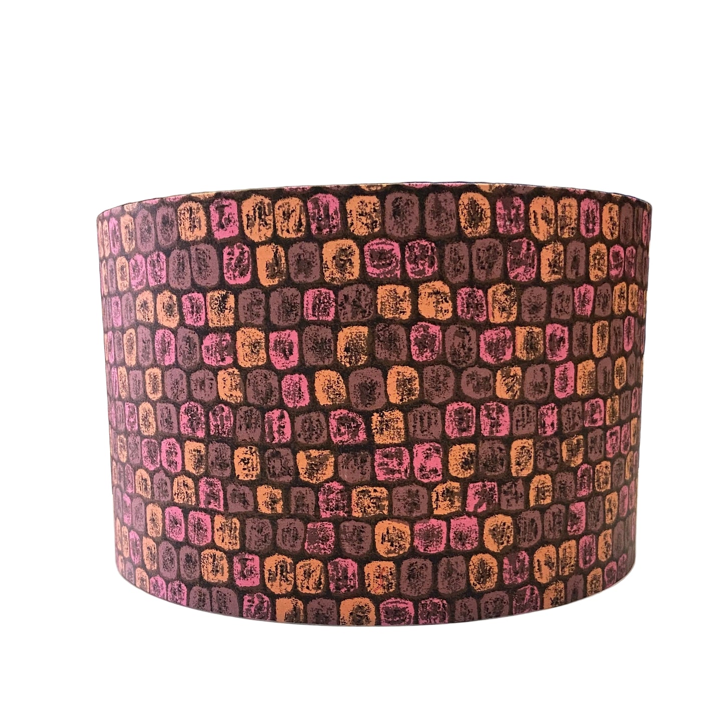 Custom Lamp Shade only - Atomic Era Cobblestones