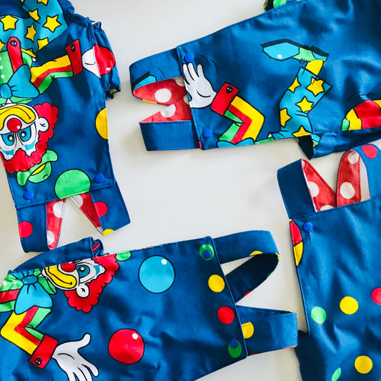 Baby Toddler Summer Romper - Circus Clown