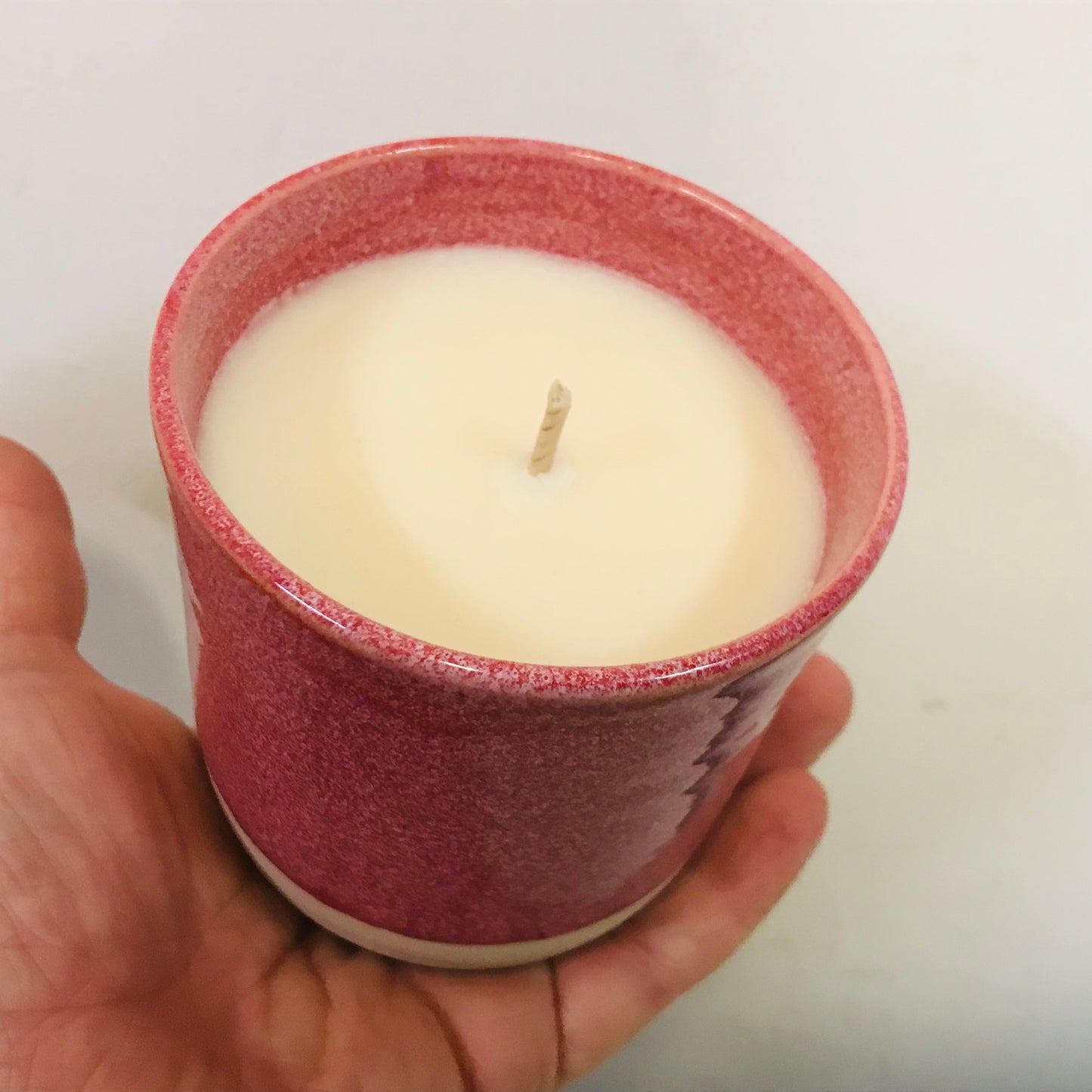 Ceramic Handthrown Candle with Reusable Vessel