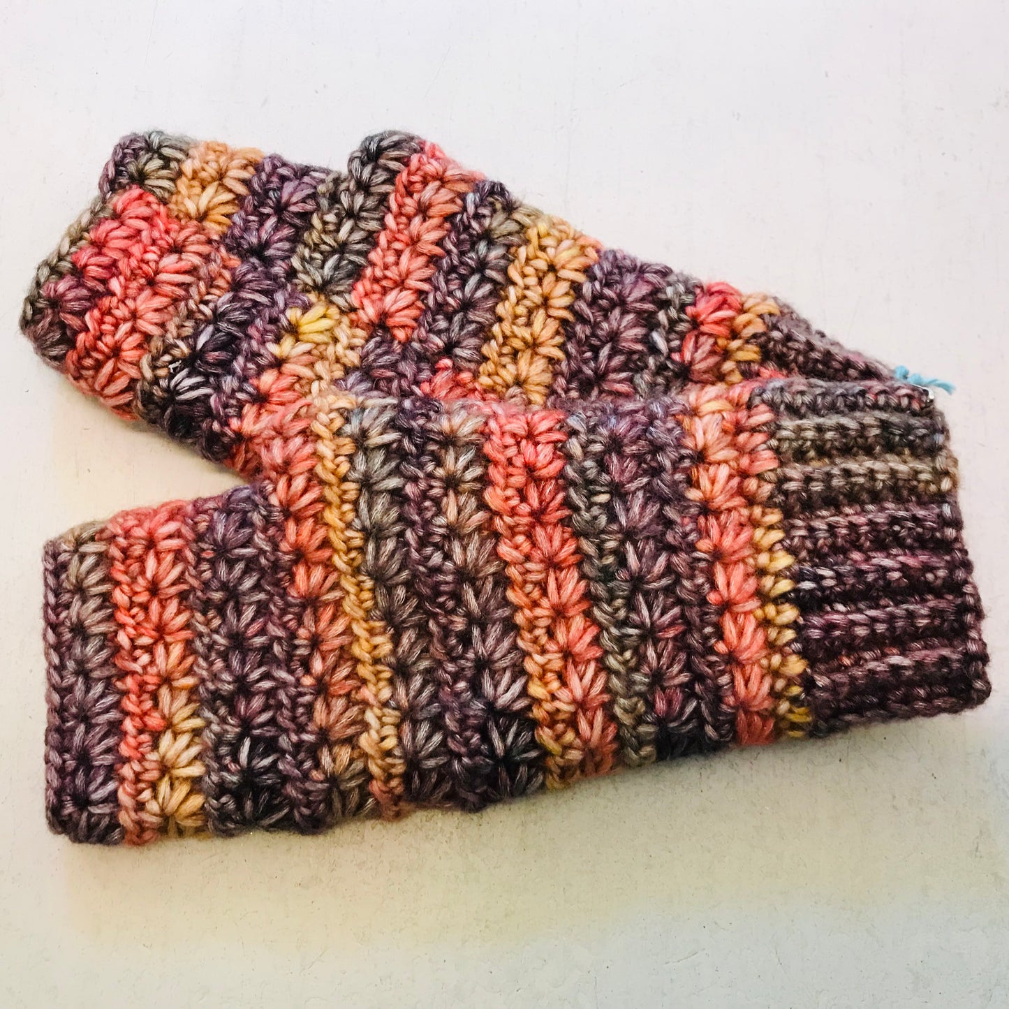 Crochet fingerless gloves - various colours