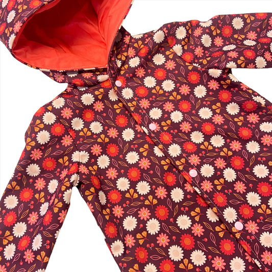 Kids Raincoat Jacket - Cottage Garden