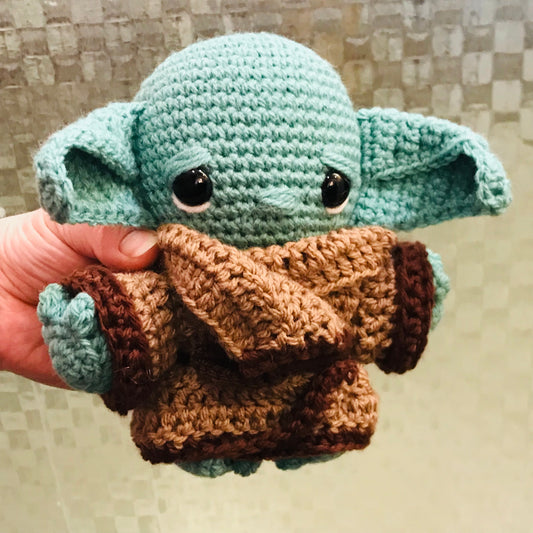 Baby Yoda Grogu Crochet Toy