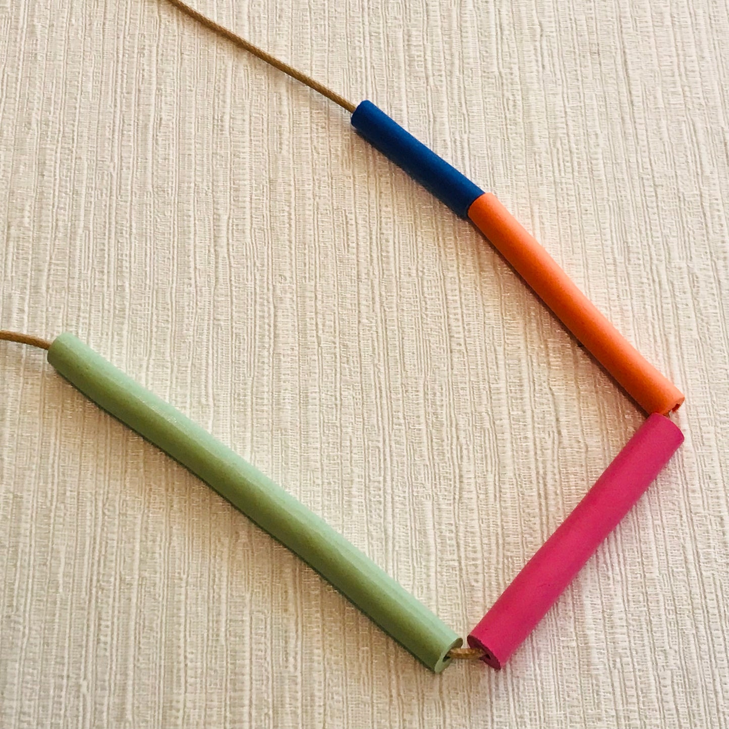 Handmade Polymer Clay Necklace