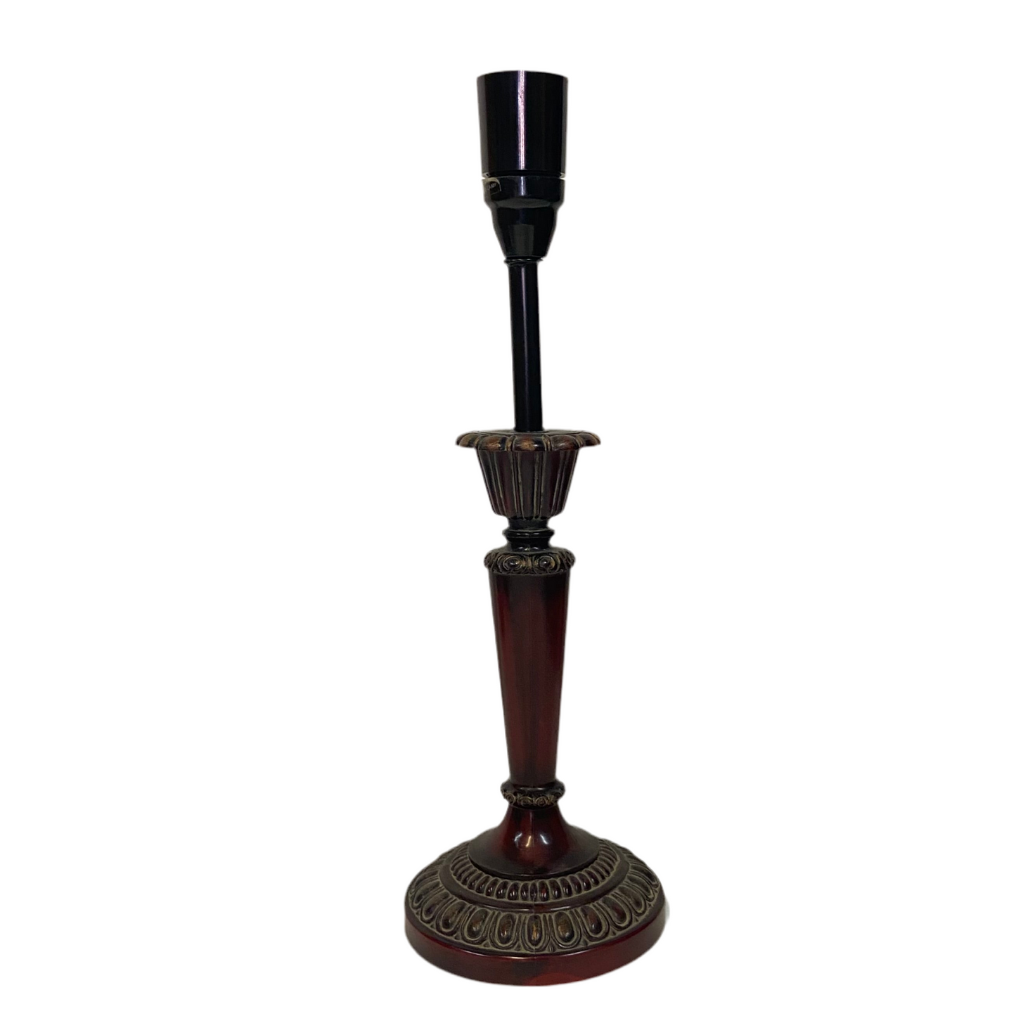 Lamp Base Only - Destressed Candlestick Table Lamp