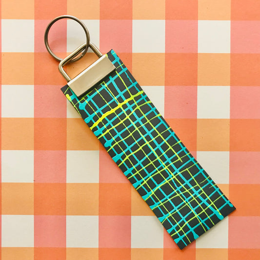 Handpainted Leather Keysash