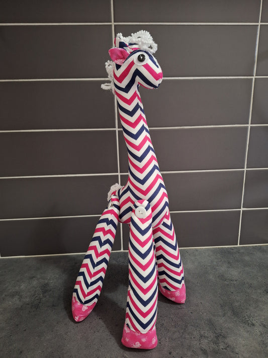 Handmade Soft Toy Standing Giraffe