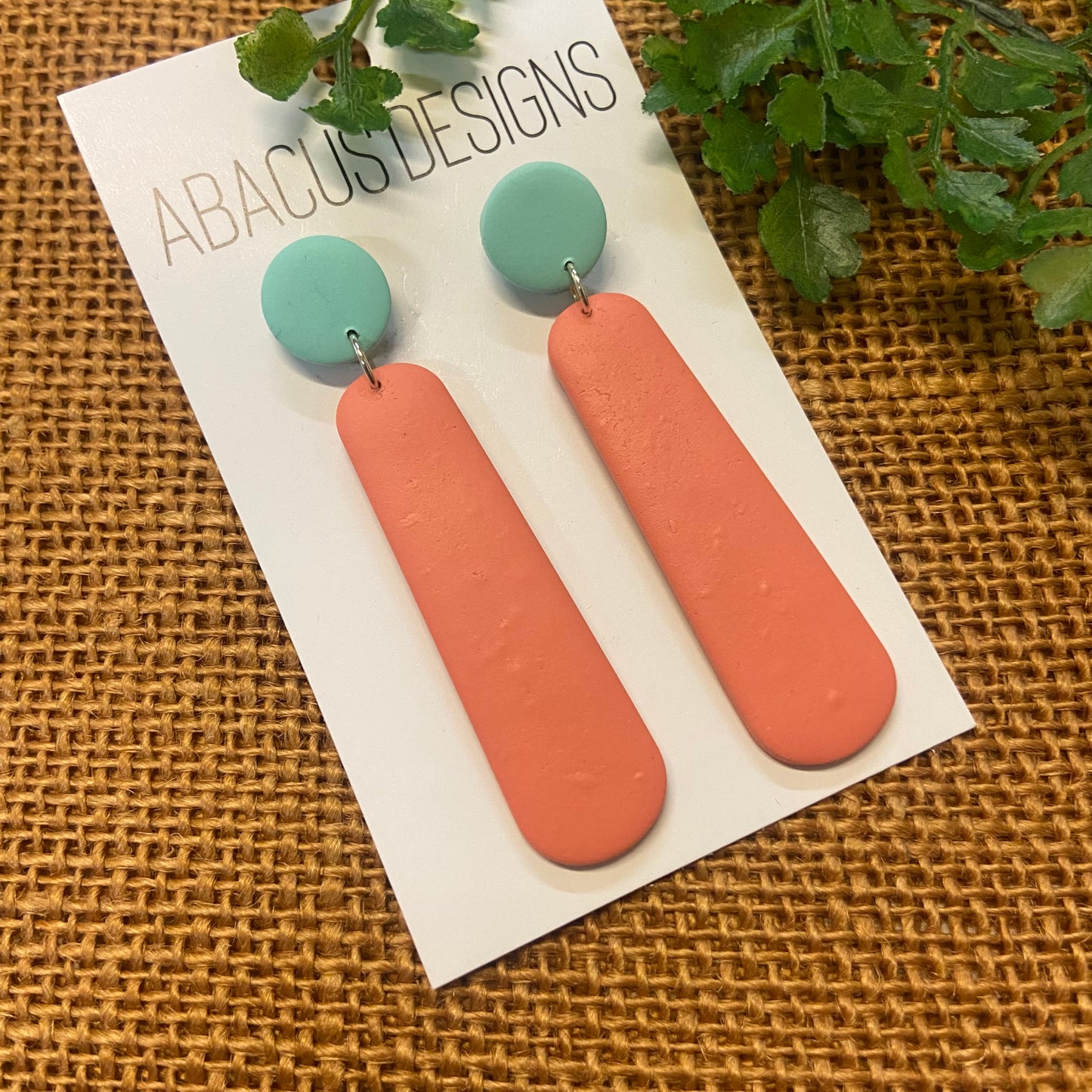Handmade Polymer Clay Earrings - Tutti Drop