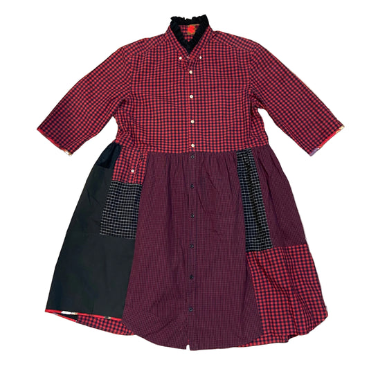 Scarecrow Dress - Red Check