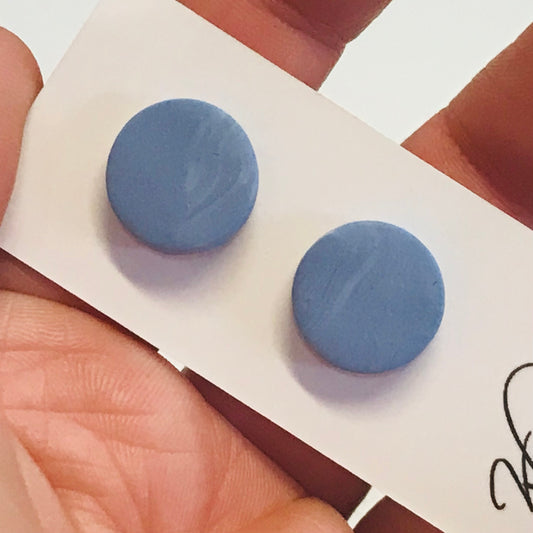 Handmade Polymer Clay Earrings - studs