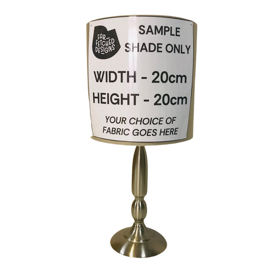 Lamp Base Only - Brushed Metal Chrome Turned Table Lamp